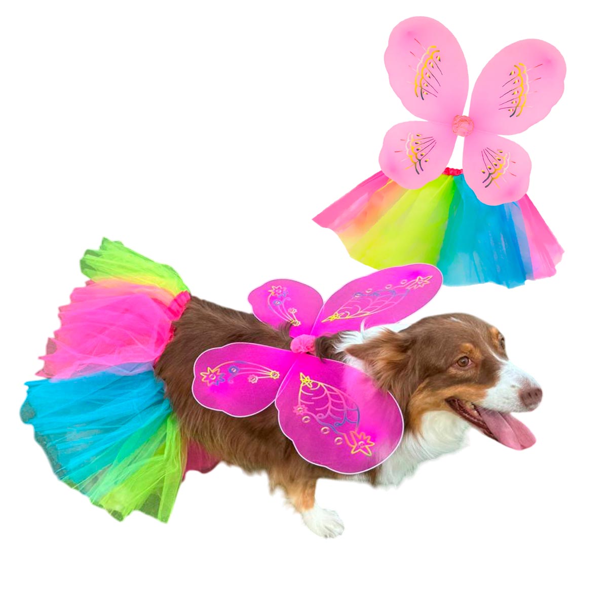 Miniatura 7 de Disfraz Para Mascota Mariposa OF081PET